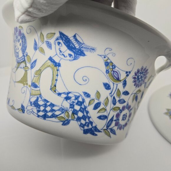 Vintage Lotte Coupe by Figgjo 1 Qt Casserole Bowl w/ Lid, Norway, 1972 - Picture 13 of 15